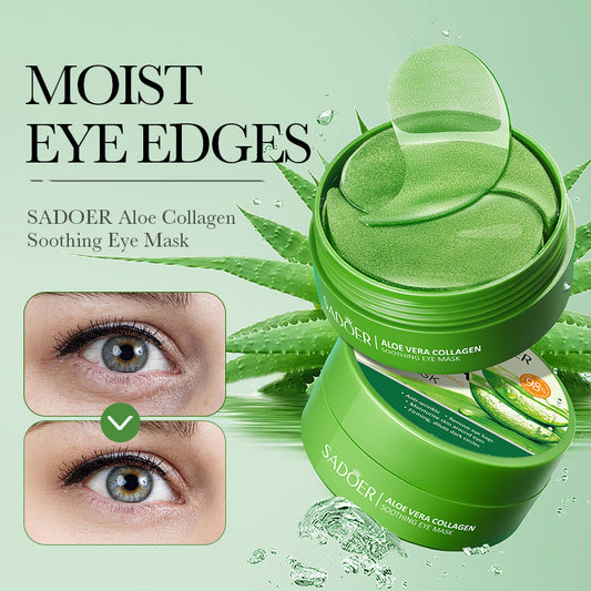 Aloe Collagen Eye Mask Sheets – Hydrating Soothing Eye Patches (60 Pieces), view 2