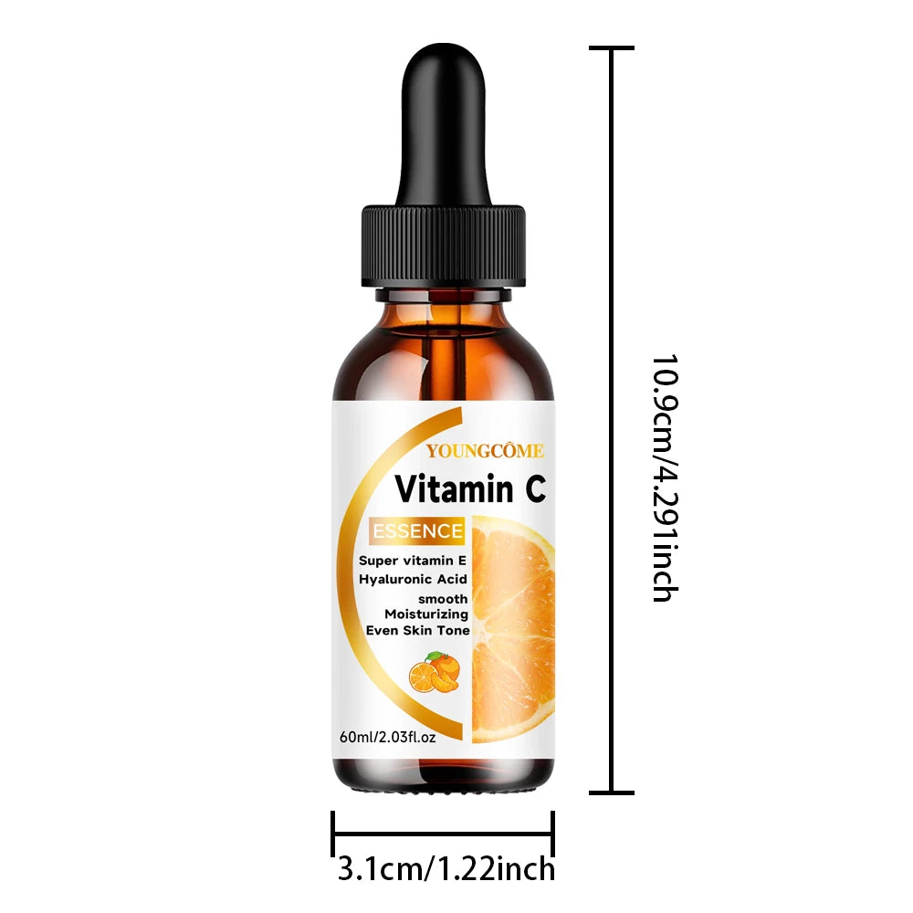 YOUNGCOME Vitamin C Wrinkle Remover Face Serum Lifting Firming Fade Fine Lines Anti-aging Essence Whitening Nourish Skin Care