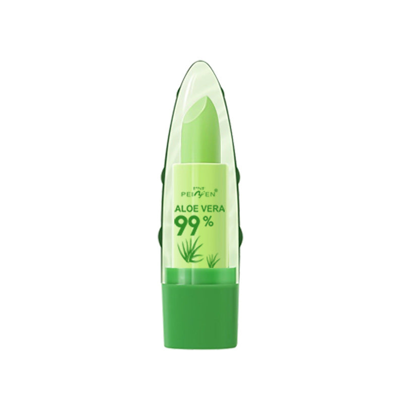 Moisturizing, waterproof, and color-changing aloe vera lipstick