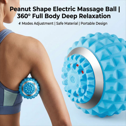 Electric Vibrating Fascia Ball – Dual Ball Muscle Roller, view 2