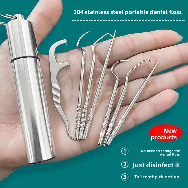 Dental floss pick