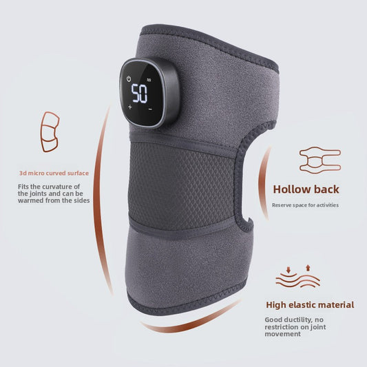 Electric Heating Knee Massager – Vibration & Hot Compress Support, view 2