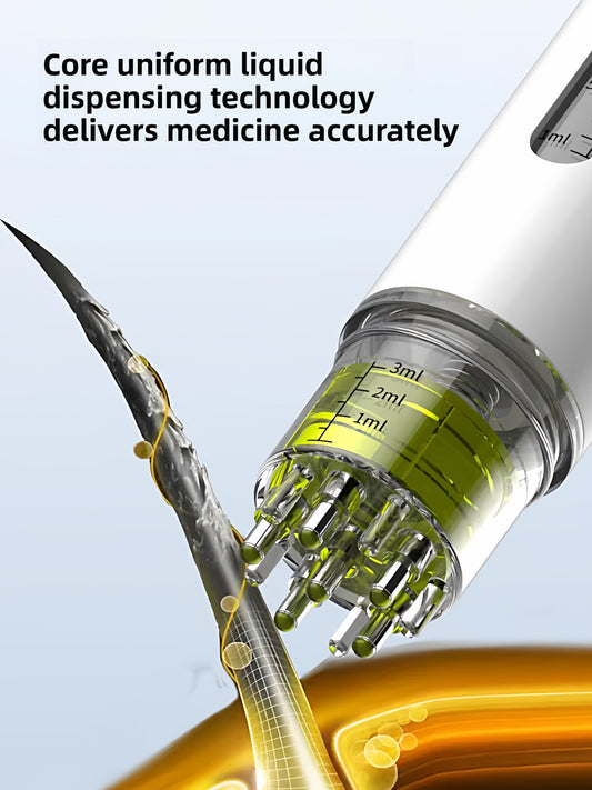 Dual-Chamber Scalp Applicator with Roller Balls, view 2