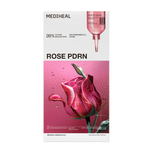 MEDIHEAL Rose PDRN Essential Mask – Healthy Glow 24ml – Radiance Sheet Mask