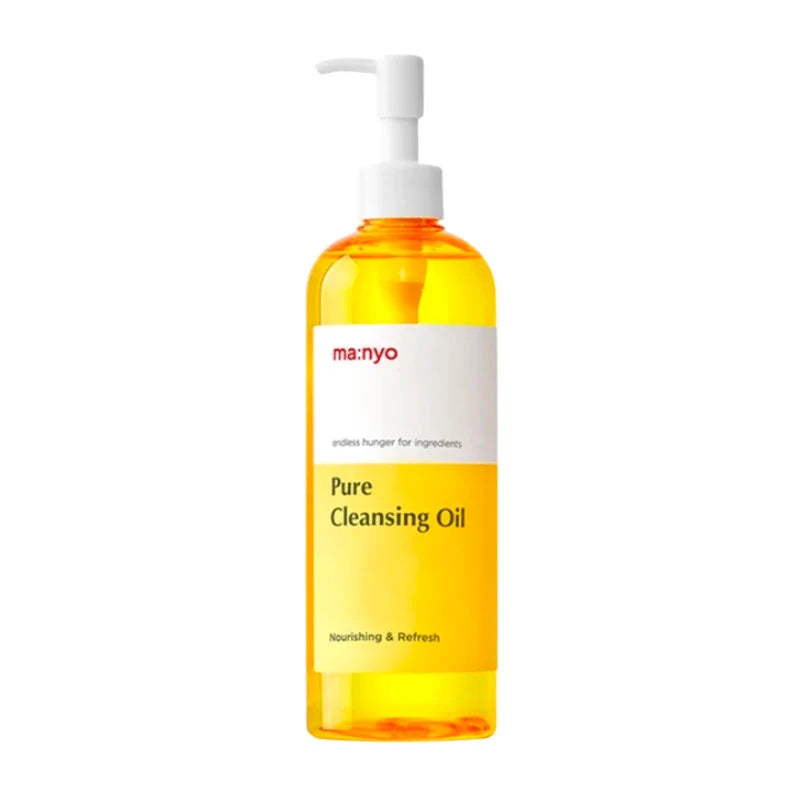 Manyo Factory Pure Cleansing Oil Deep Clean 200ml – Grape Seed Oil Makeup Remover for Acne-Prone Skin