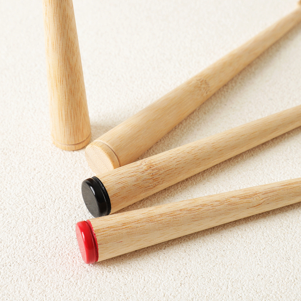 Bamboo Standing Toothbrush – Natural Bristle Eco-Friendly Adult Toothbrush
