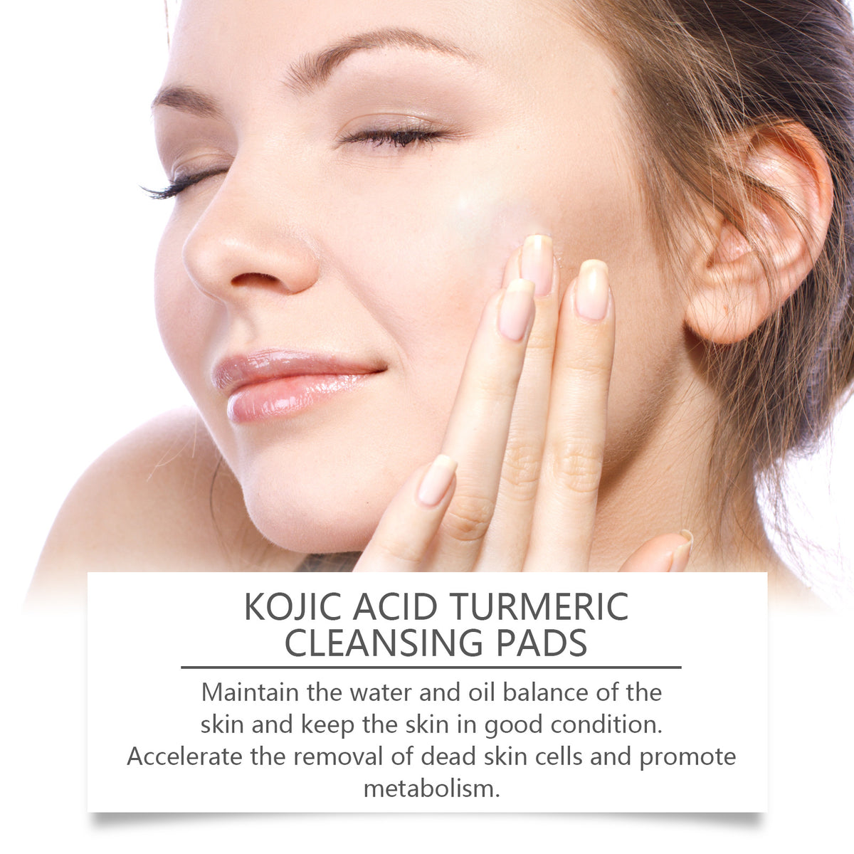 West Month Turmeric & Kojic Acid Cleansing Pads product packaging and label