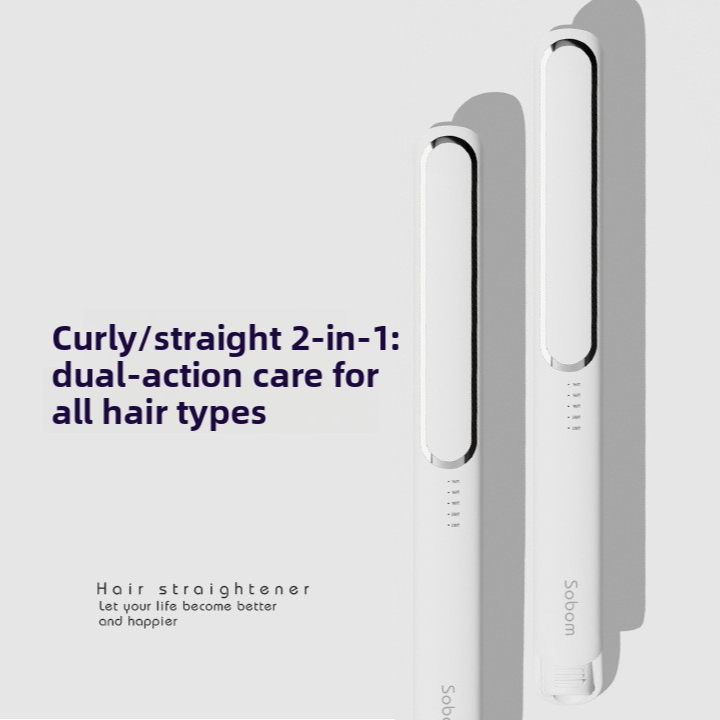 Dual Use Hair Straightener and Curler