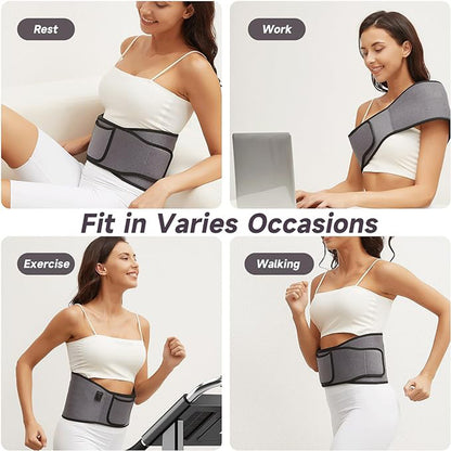 Red Light Therapy Heating Belt – Back & Waist Pain Relief Wrap