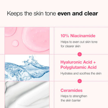 Niacinamide 10% + TXA 4% Serum 30Ml