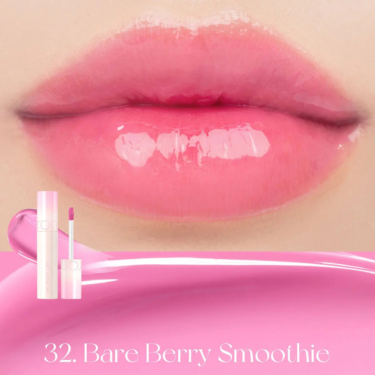 rom&nd JUICY LASTING TINT-7 Shades,Mirror-Like Finish,Glass Lip Effect,Gradient Lip-Friendly,K-Beauty,Korean Makeup,Seasonal