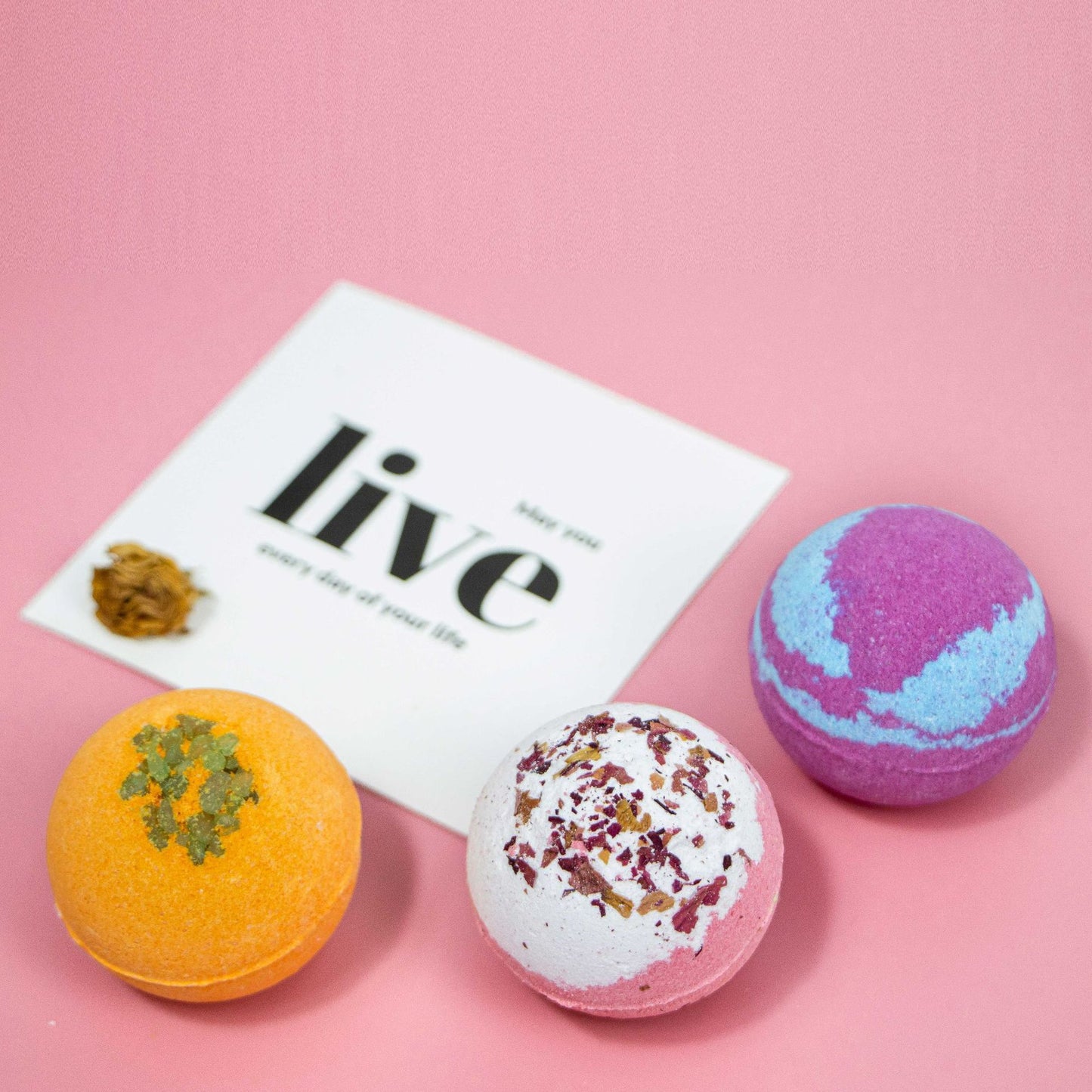 Aromatherapy Bath Salt Balls – Essential Oil Bubble Bath Set (4‑Piece)