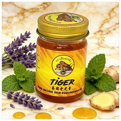 Thai Tiger Balm Gold Edition Pain Relief Ointment – Warming Muscle & Joint Comfort