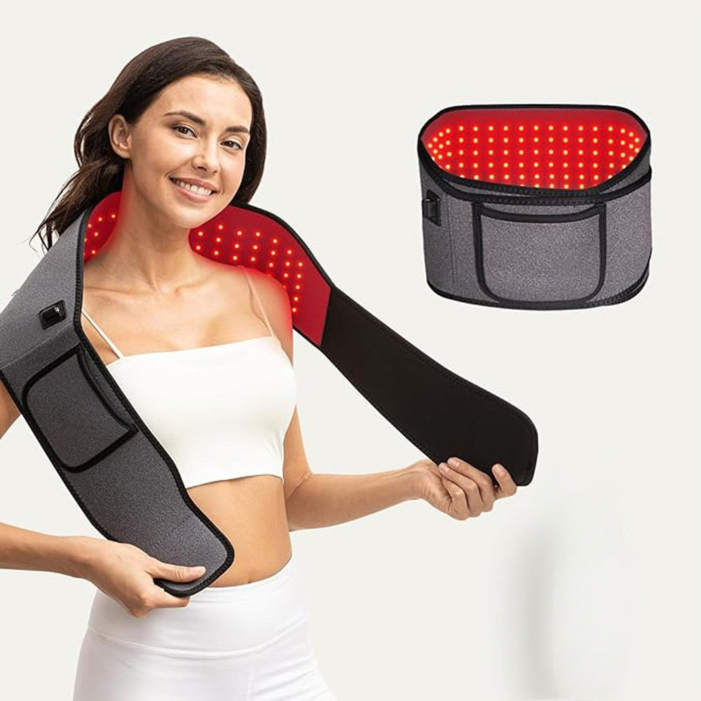 Red Light Therapy Heating Belt – Back & Waist Pain Relief Wrap