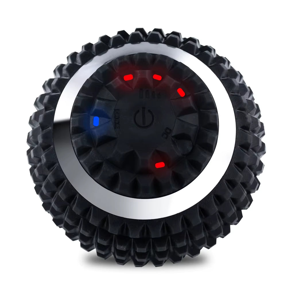 Vibrating Massage Ball for Muscle Recovery Myofascial Release and Soreness Relief Portable Fitness Massager Yoga Massage Roller