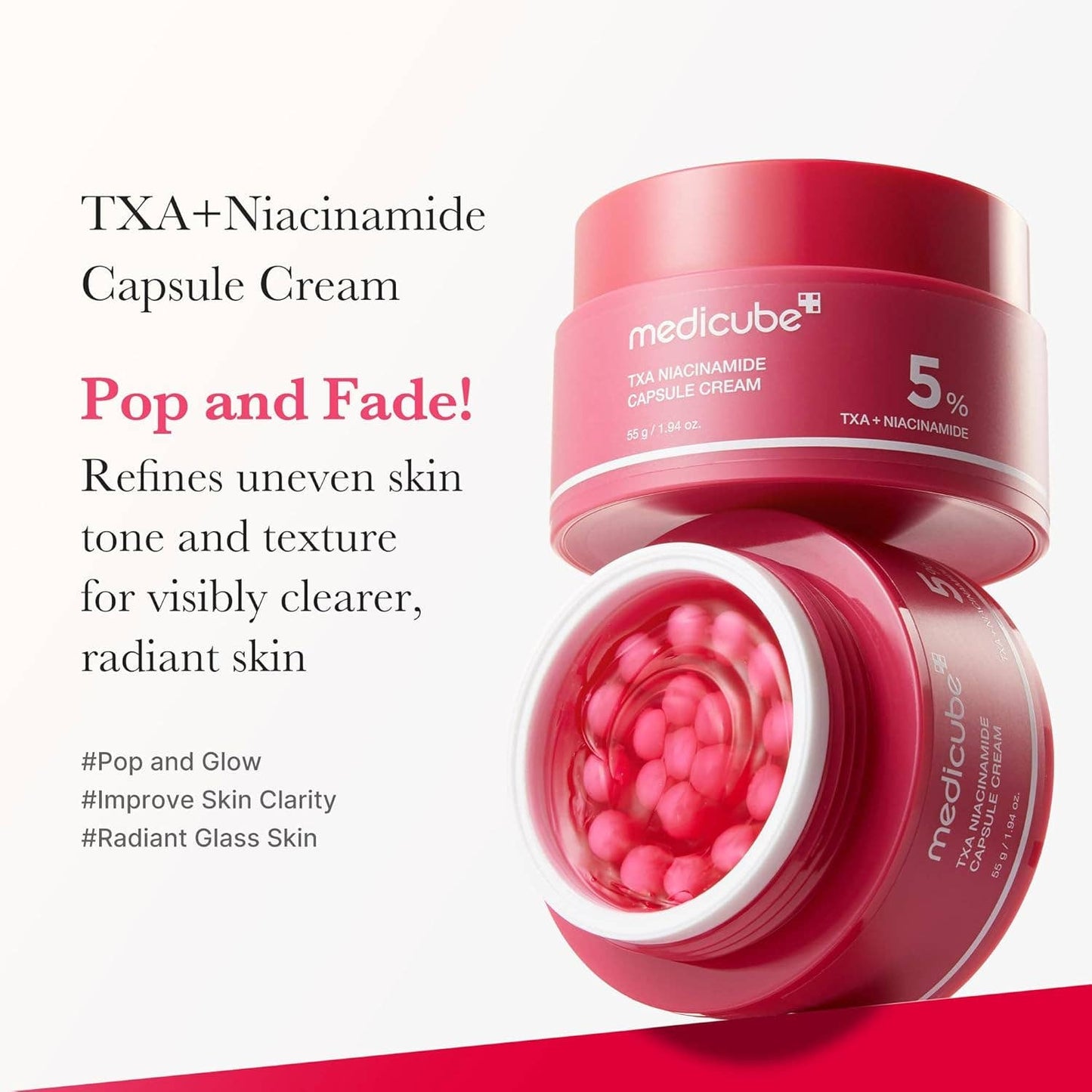 TXA Niacinamide Capsule Cream – Customizable Dark Spot & Tone Care