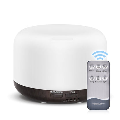 Ultrasonic Aroma Diffuser – Quiet Essential Oil Humidifier