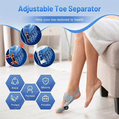 Bunion Corrector Splint – Adjustable Nighttime Hallux Valgus Support