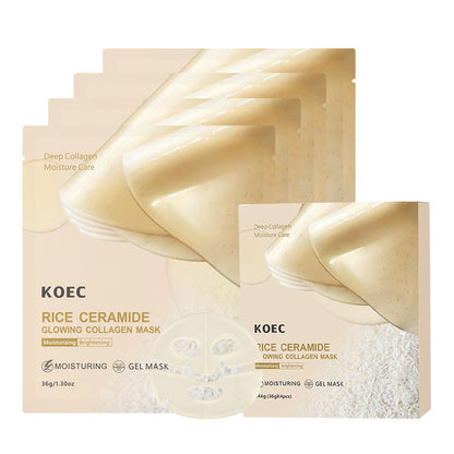 Collagen Polypeptide Hydrating Facial Masks – Multi‑Benefit Sheet Mask Set