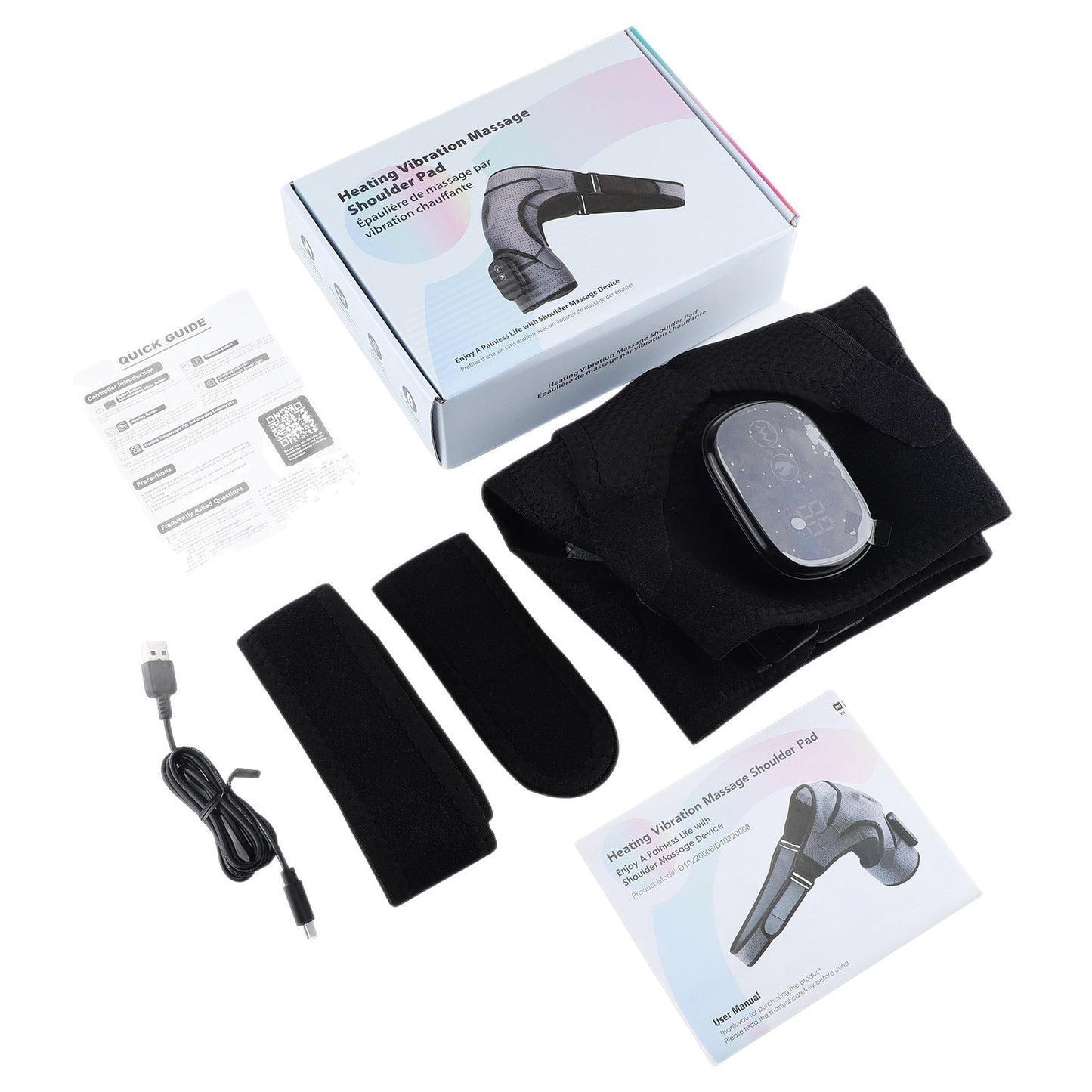 Electric Heating Shoulder Pad – Heat & Vibration Massage Wrap