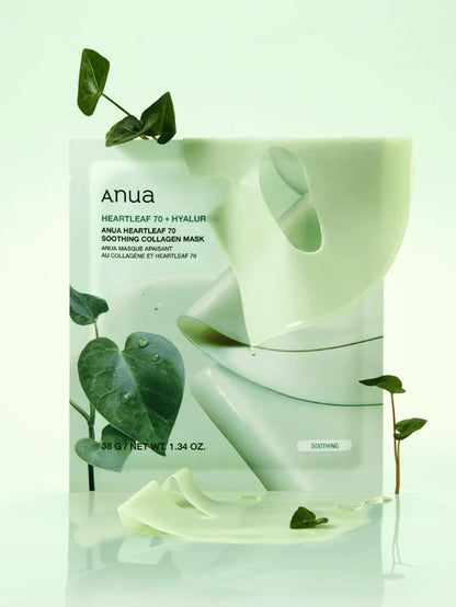 Heartleaf 70 Soothing Collagen Mask 38G