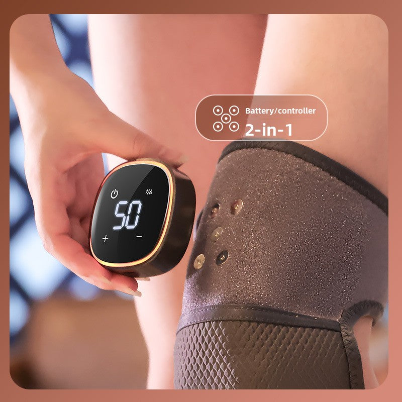 Electric Heating Knee Massager – Vibration & Hot Compress Support
