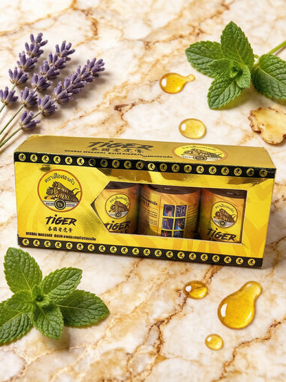 Thai Tiger Balm Gold Edition Pain Relief Ointment – Warming Muscle & Joint Comfort