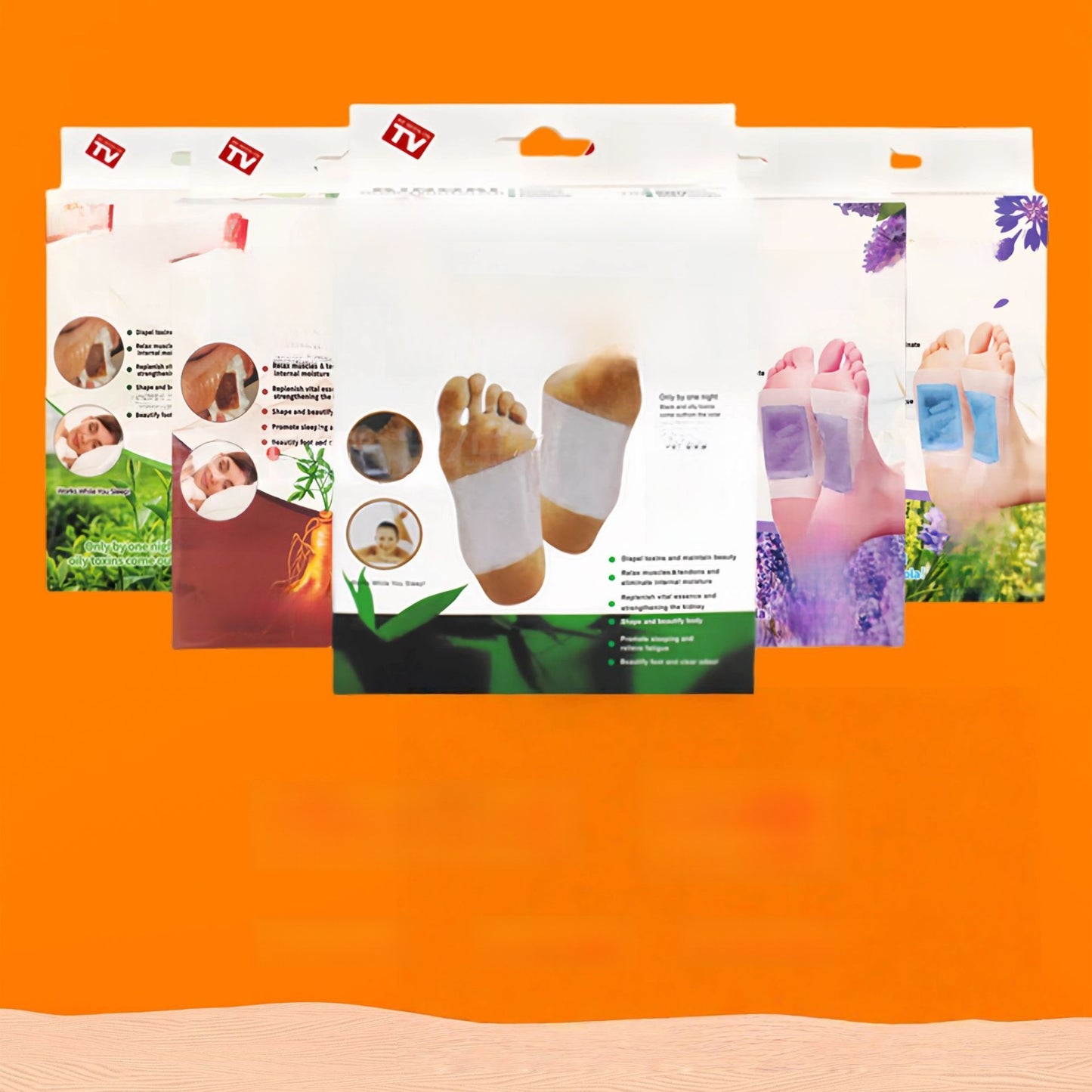 Foot bottom bamboo vinegar foot pad