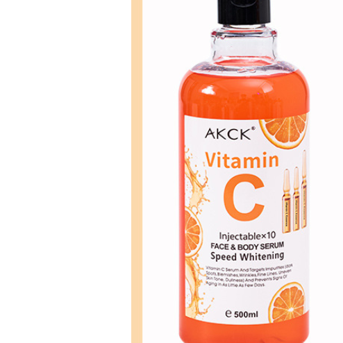 Brightening Facial Essence with Vitamin C & AHA. Hydrating Skin Renewal (500ml)