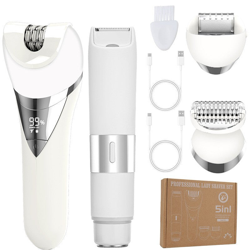7-in-1 Waterproof Electric Hair Removal Kit – Face, Body & Bikini Trimmer, view 24