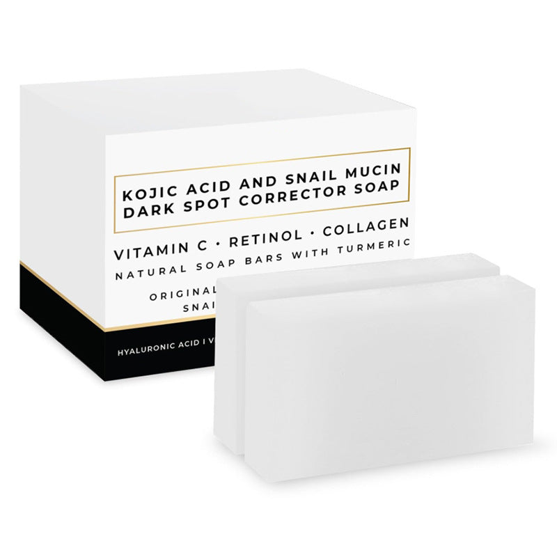 Turmeric Kojic Acid Brightening Soap – Handmade Herbal Bar with Snail & Bamboo Charcoal, view 12