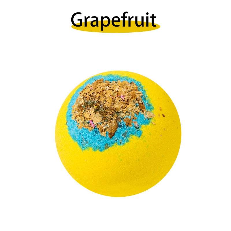 100g Organic Bath Gift Natural Mini Handmade Bathing Foot Spa Bomb Rich Essential Oils Moisturizing Dry Skin Relaxing Scent