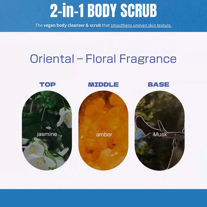 [ClearanceSale] DearDoer Vegan Body Scrub The Hidden 300ml,Granular Texture,Gentle & Non-Irritating,K-Beauty,Korean Makeup