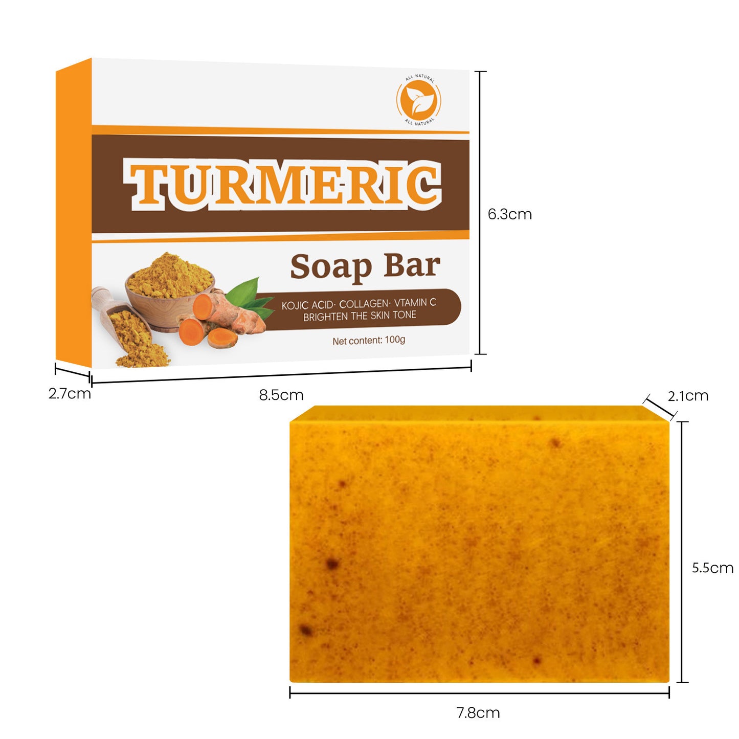 Ginger Particles Soap