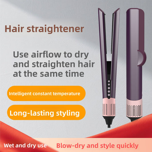 2-in-1 Hair Dryer & Straightener – Brushless Motor Styling Tool