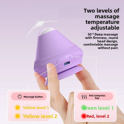 Electric Heated Vibrating Fascia Ball – Deep Muscle Massage Tool