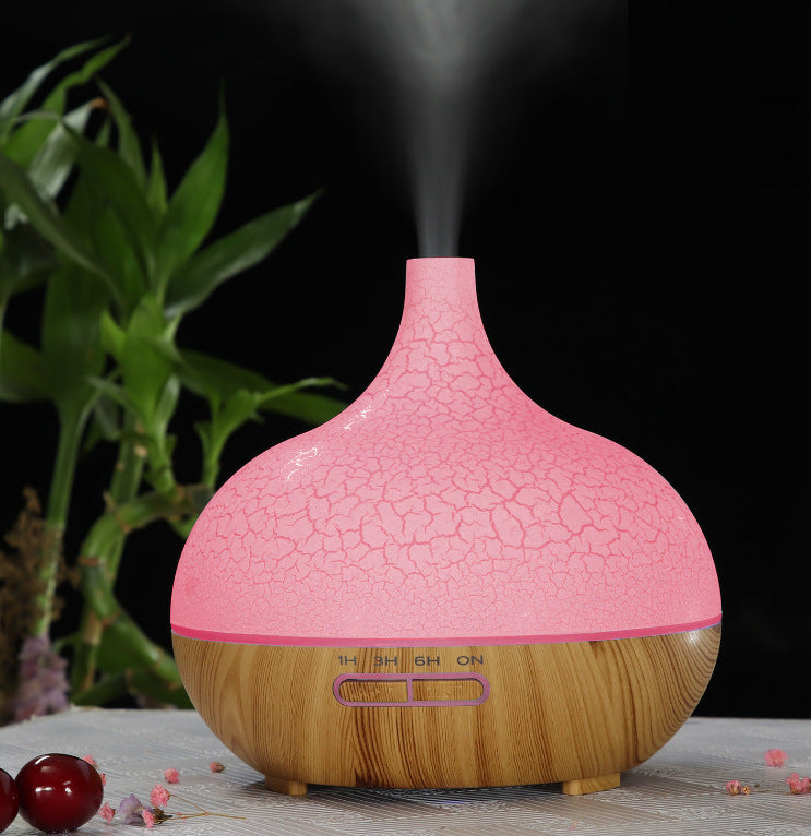 Wood Grain Ultrasonic Aroma Diffuser & Humidifier with Remote – 150 ml / 0.5 L, view 10