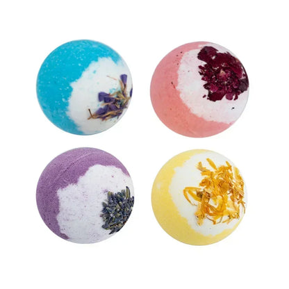 1Pc Bath Bomb Moisturizing Peeling Skin Care Bath Ball with Essential Oils and Bath Salts Handmade Bubble Ball Gift Bathing Tool