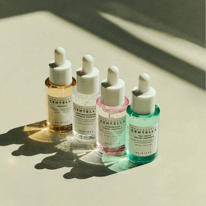 SKIN1004 Madagascar Centella Ampoule Kit 4 x 30ml – Hydrating, Brightening & Pore-Care Set