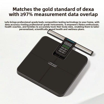 Smart 8‑Electrode Body Fat Scale – Bluetooth & Wi‑Fi Health Tracker