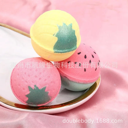 100g Bath Salt Ball Gas Pinball Bath Salt Ball Bath Salt Bath Bomb Salt Original Materials Two-Color Explosive