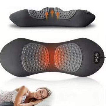 Heated Massage Lumbar Pillow | Back Support Cushion with Heat, view 2