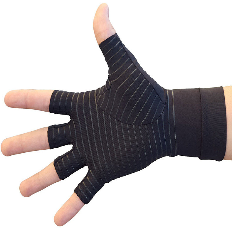 Copper Compression Gloves – Half-Finger Support for Hands & Wrists