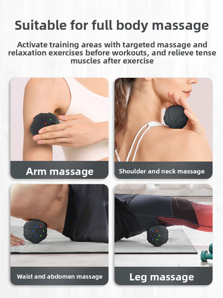 Electric Vibrating Fascia Ball – Dual Ball Muscle Roller