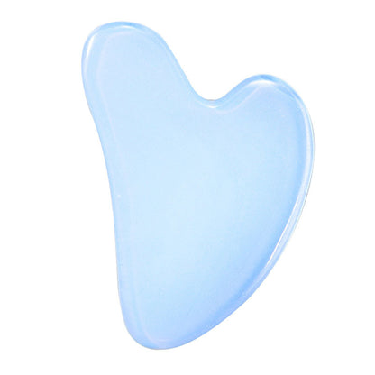 Natural Jade Gua Sha Tool – Heart-Shaped Facial & Body Massage Stone