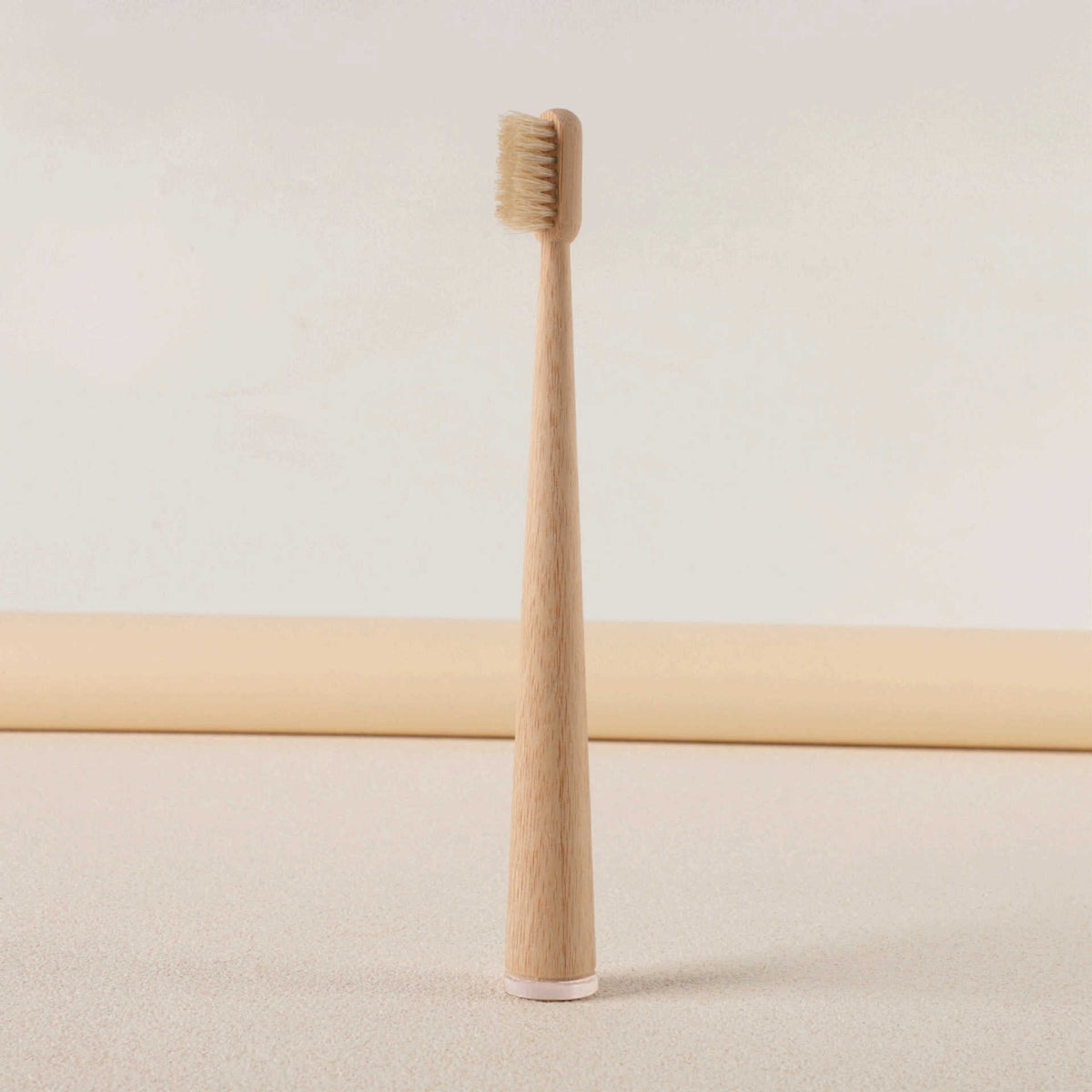 Bamboo Standing Toothbrush – Natural Bristle Eco-Friendly Adult Toothbrush, view 8
