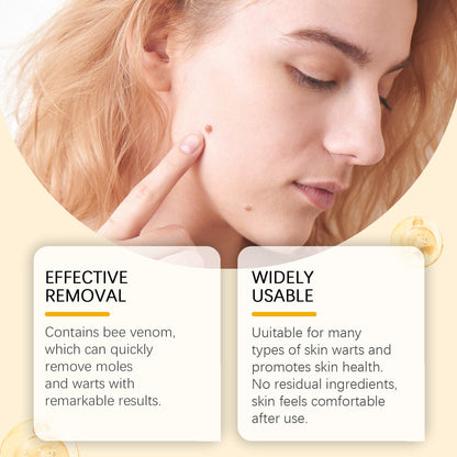Bee Venom Skin Tag Removal Cream – Gentle Moisturizing Formula for Clear, Smooth-Looking Skin, 59 g