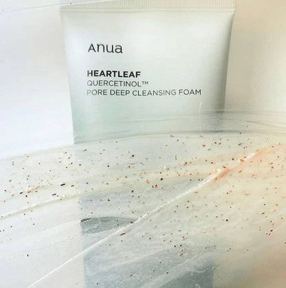 Anua Heartleaf Quercetinol Pore Deep Cleansing Foam Cleanser 150ml – Pore-Deep Soothing Cleanser
