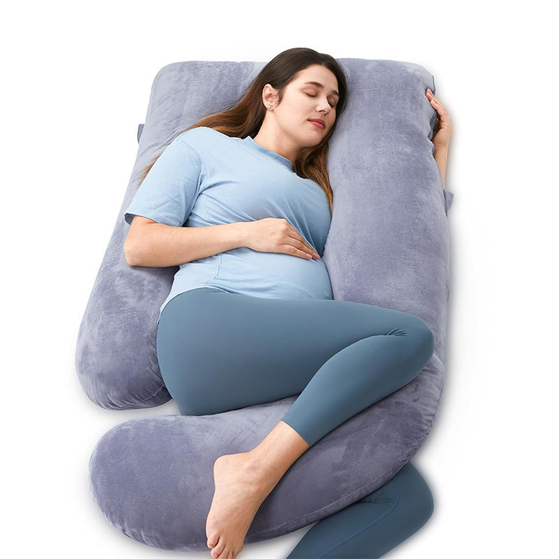 Ergonomic Pregnancy Maternity Pillow – Full Body Side Sleeper Support, view 9