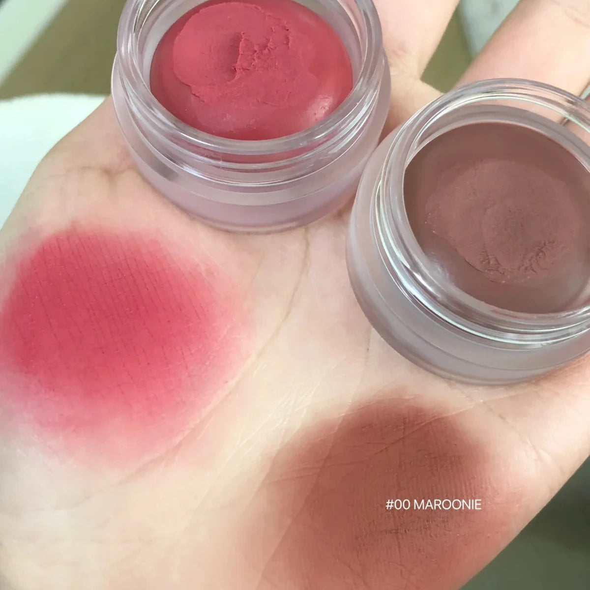 [ClearanceSale] HOLIKA HOLIKA Melting Blur Lip Pot 00 MAROONIE,Smooth Velvety Feel,Easy to Spread & Blend,K-Beauty,Korean Makeup